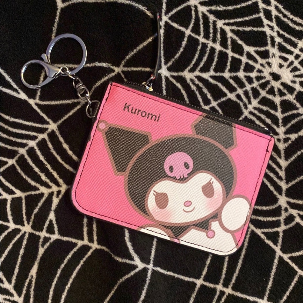 Kuromi wallet card holder